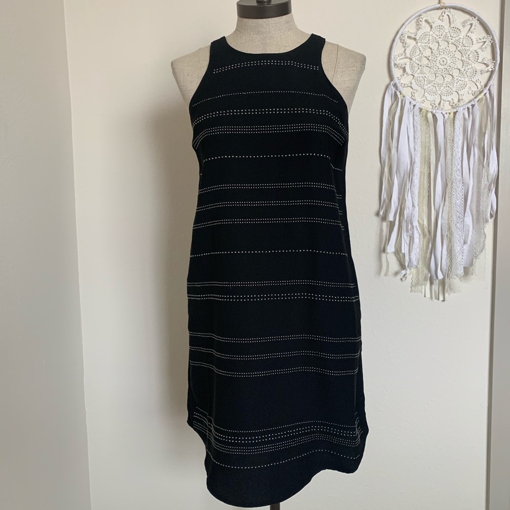 Gap Black Dress with Silver Detailing